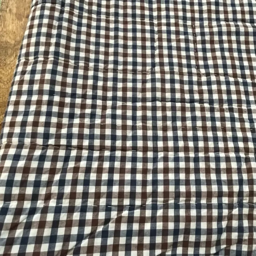 Pottery Barn Kids Navy Patchwork Reversible 70.5